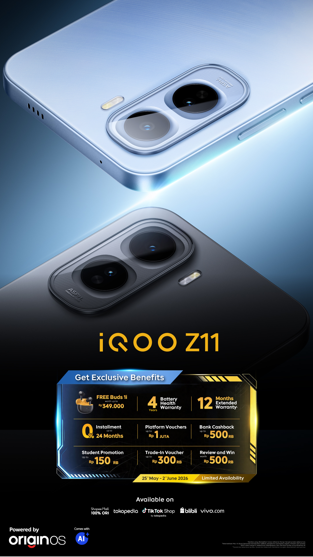 iQOO Indonesia Facebook ad from May 25, 2026