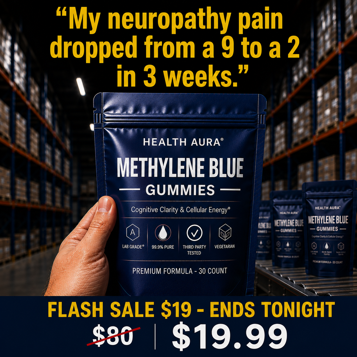 The Pain-Free Aging Report Facebook ad