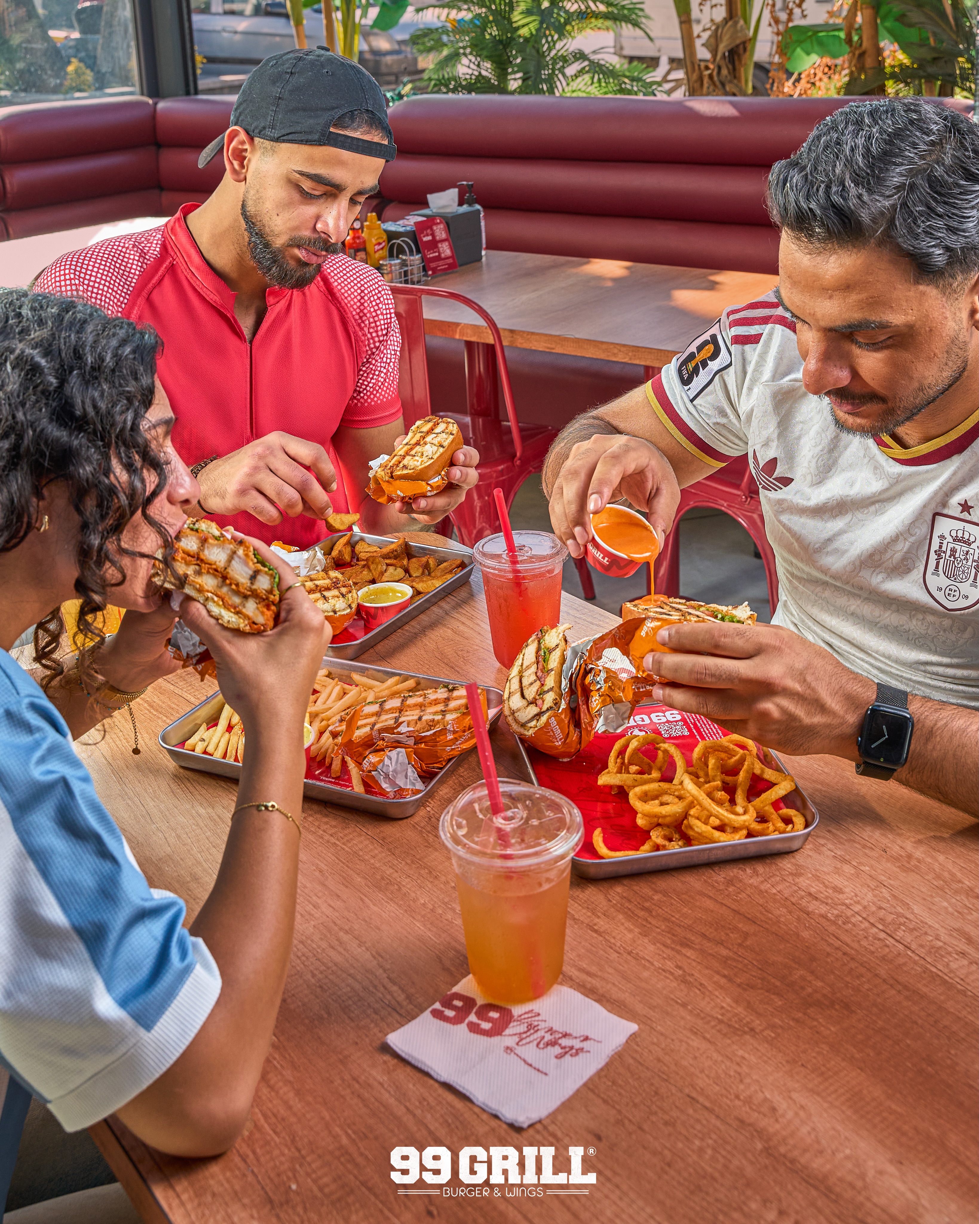 99 Grill Iraq-Kurdistan Facebook ad: برسێتی چاوەڕێ ناکات.