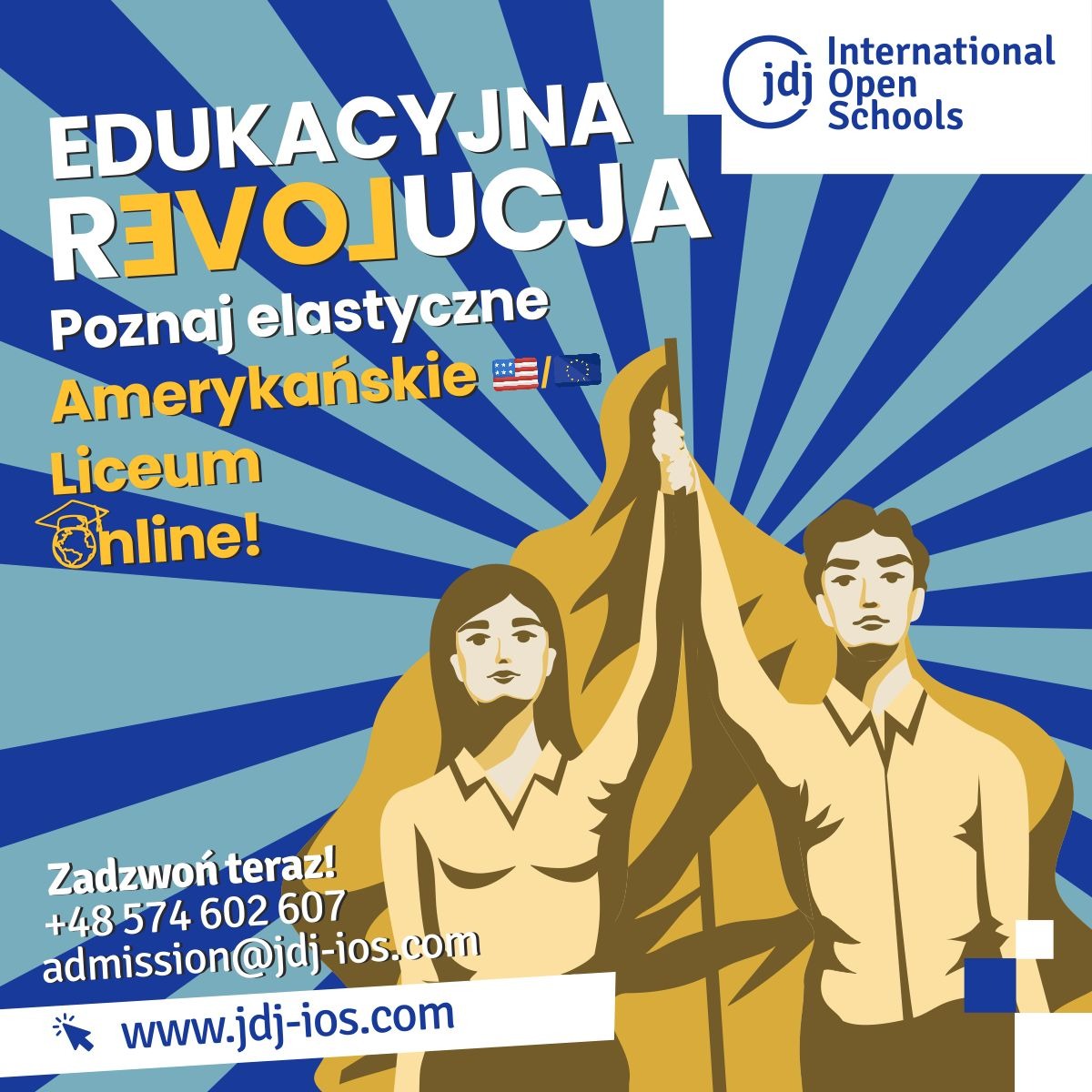 JDJ International Open Schools Facebook ad