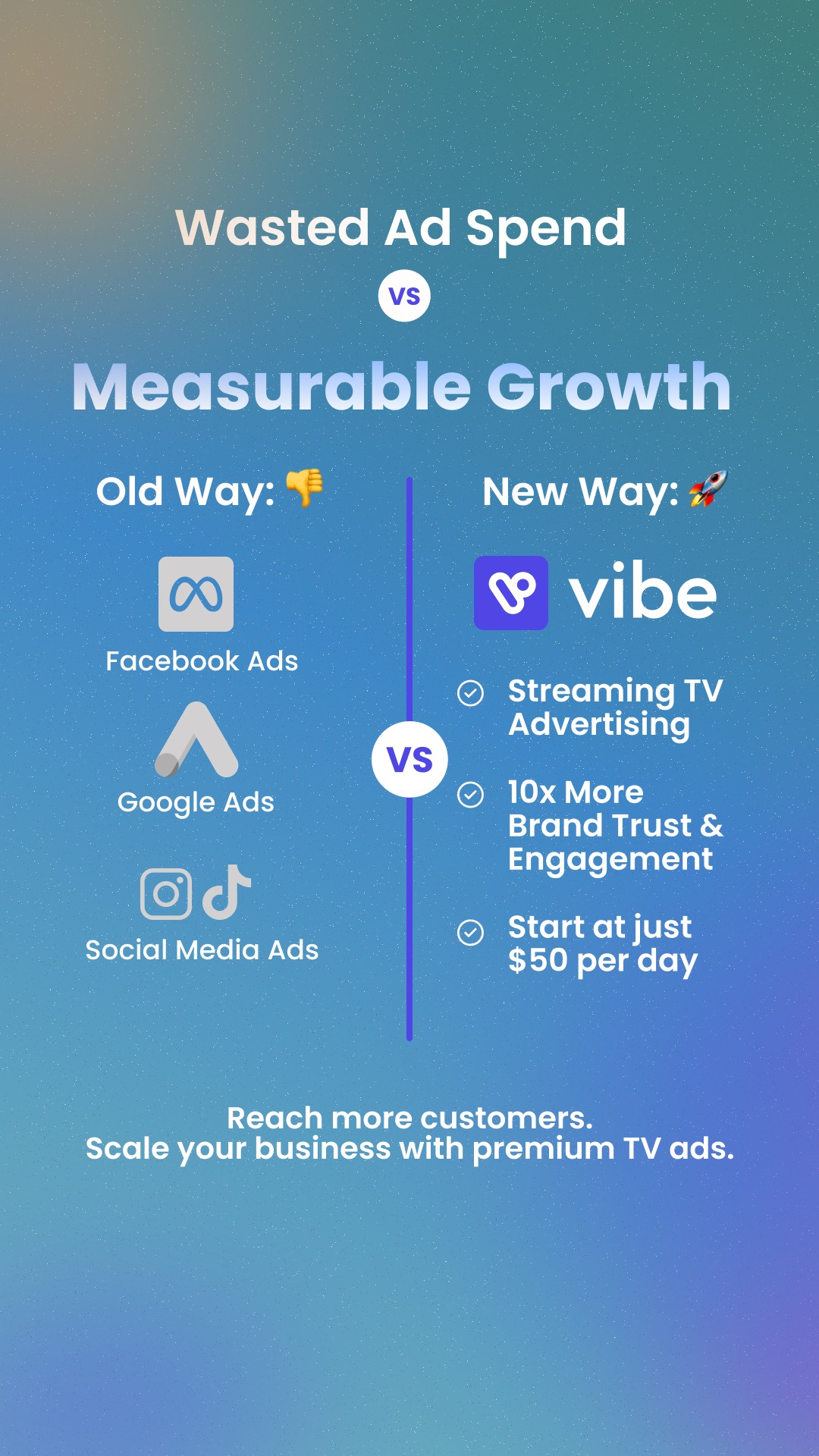 Vibe.co Facebook ad