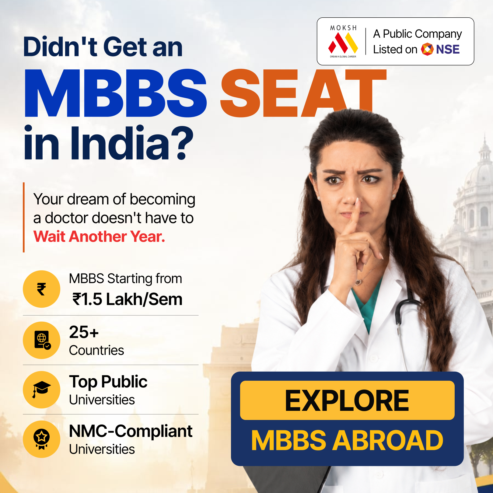 MOKSH Career Planner Facebook ad from Jul 28, 2026