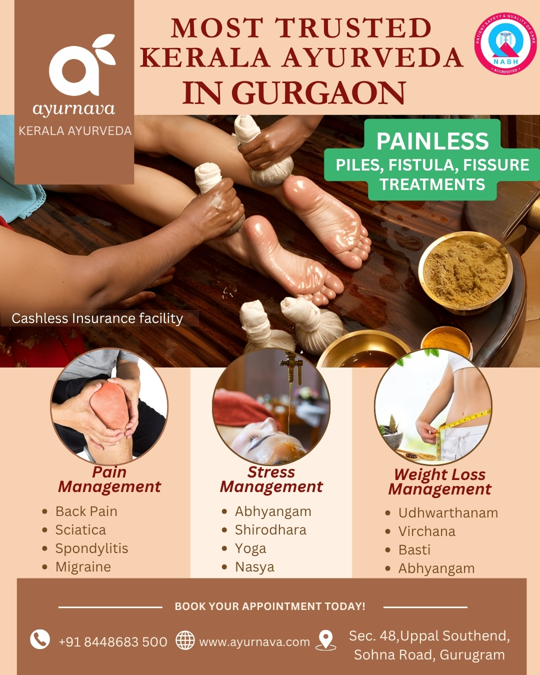 Ayurnava Kerala Ayurveda Facebook ad