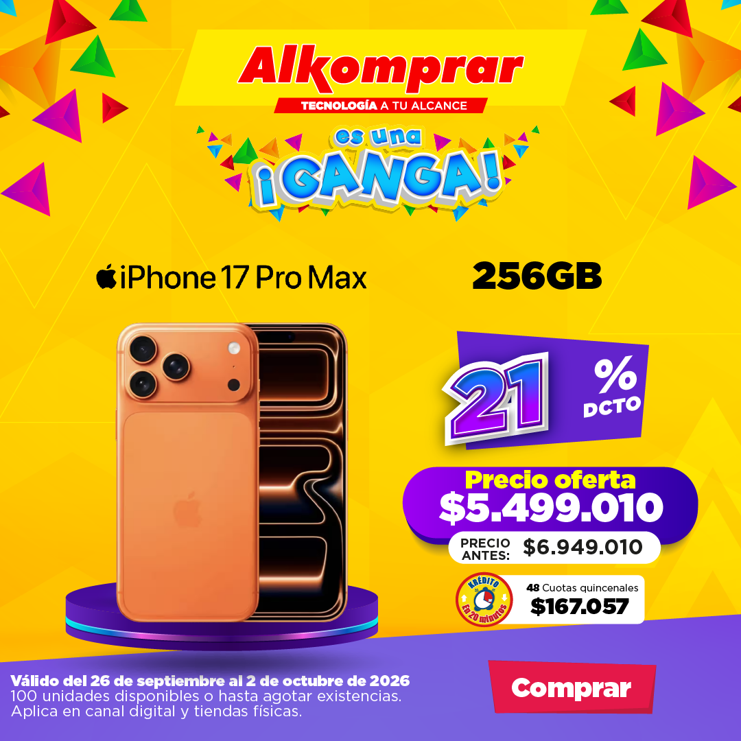 Alkomprar Facebook ad: ¡Llegaron las Gangas de Alkomprar!