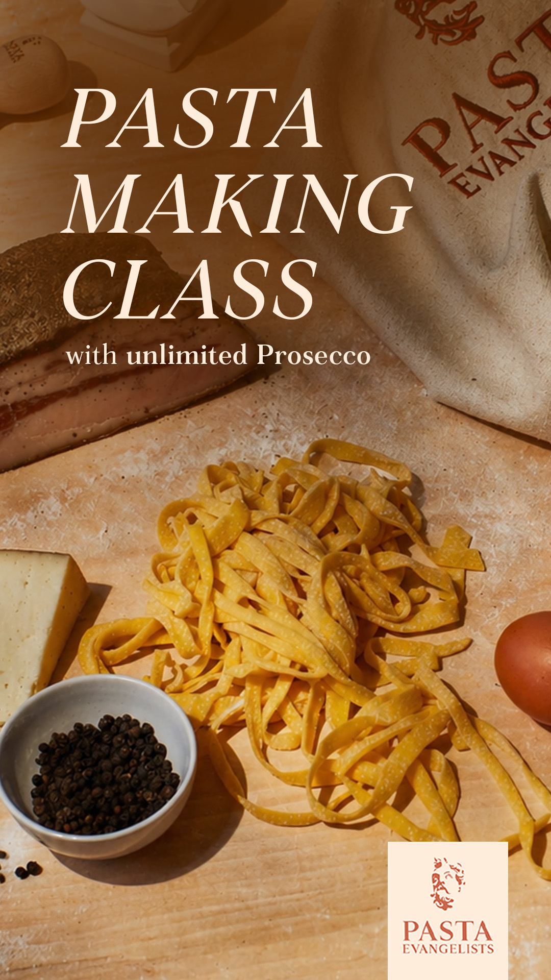 Pasta Evangelists Facebook ad