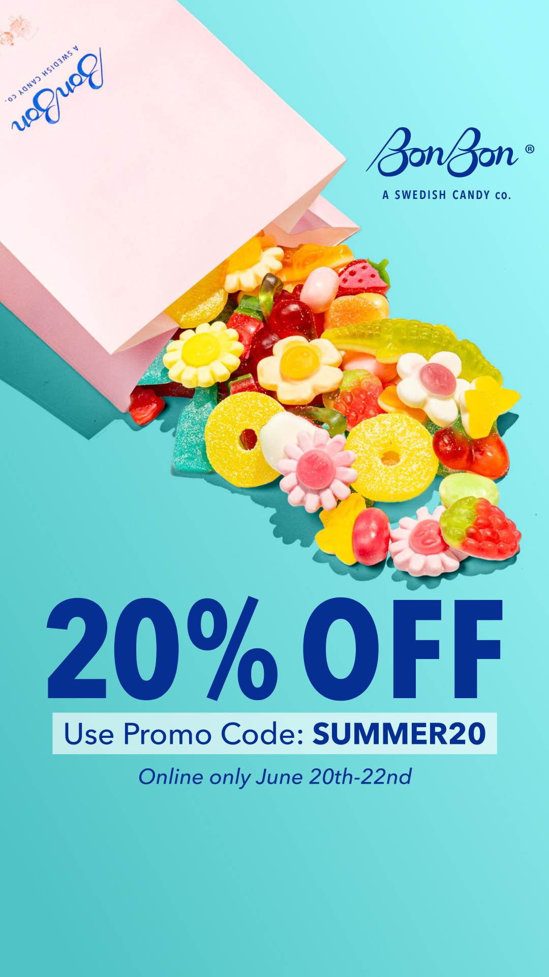 BonBon - A Swedish Candy Co. Facebook ad