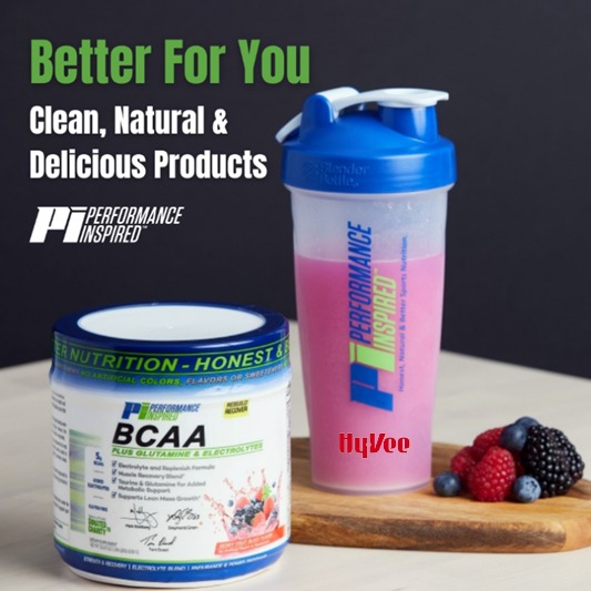 Performance Inspired Nutrition Facebook ad: Available In-Store and Online!