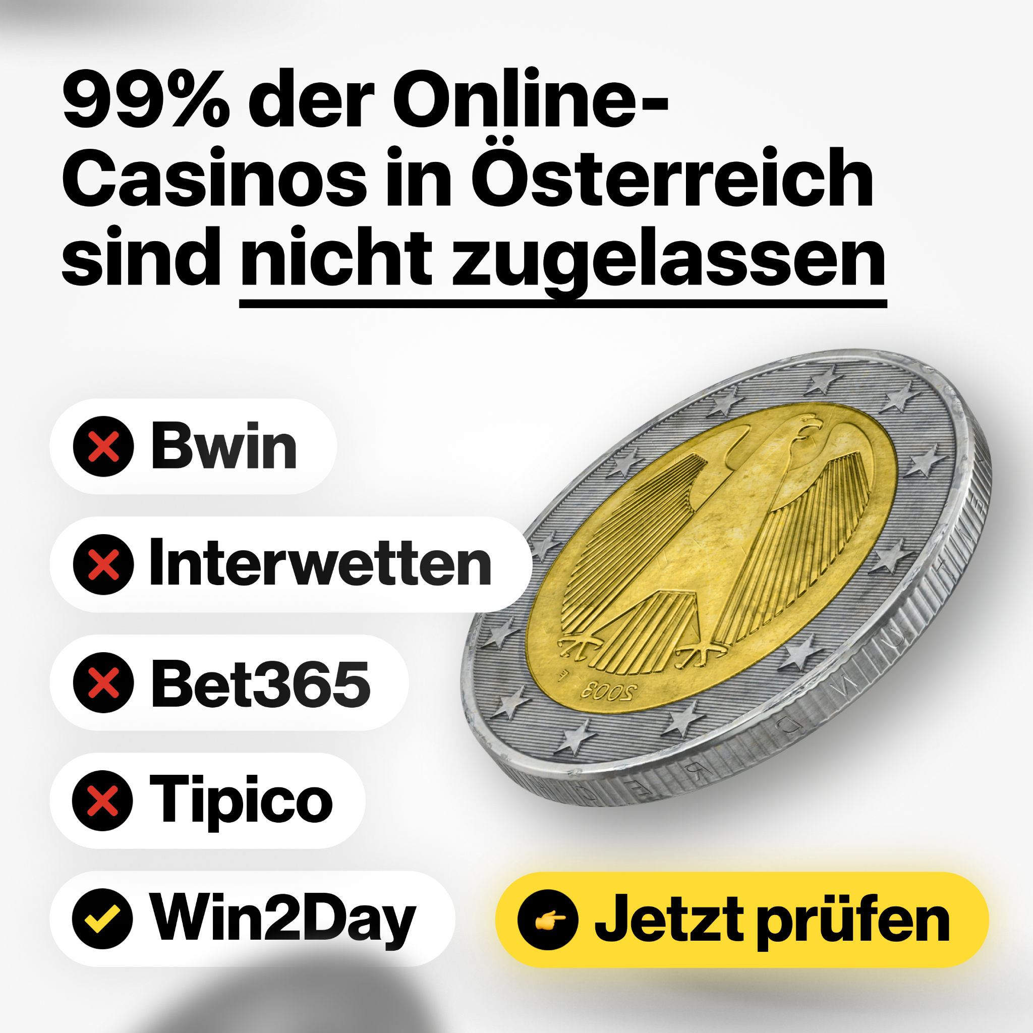 Casinoverluste Facebook ad