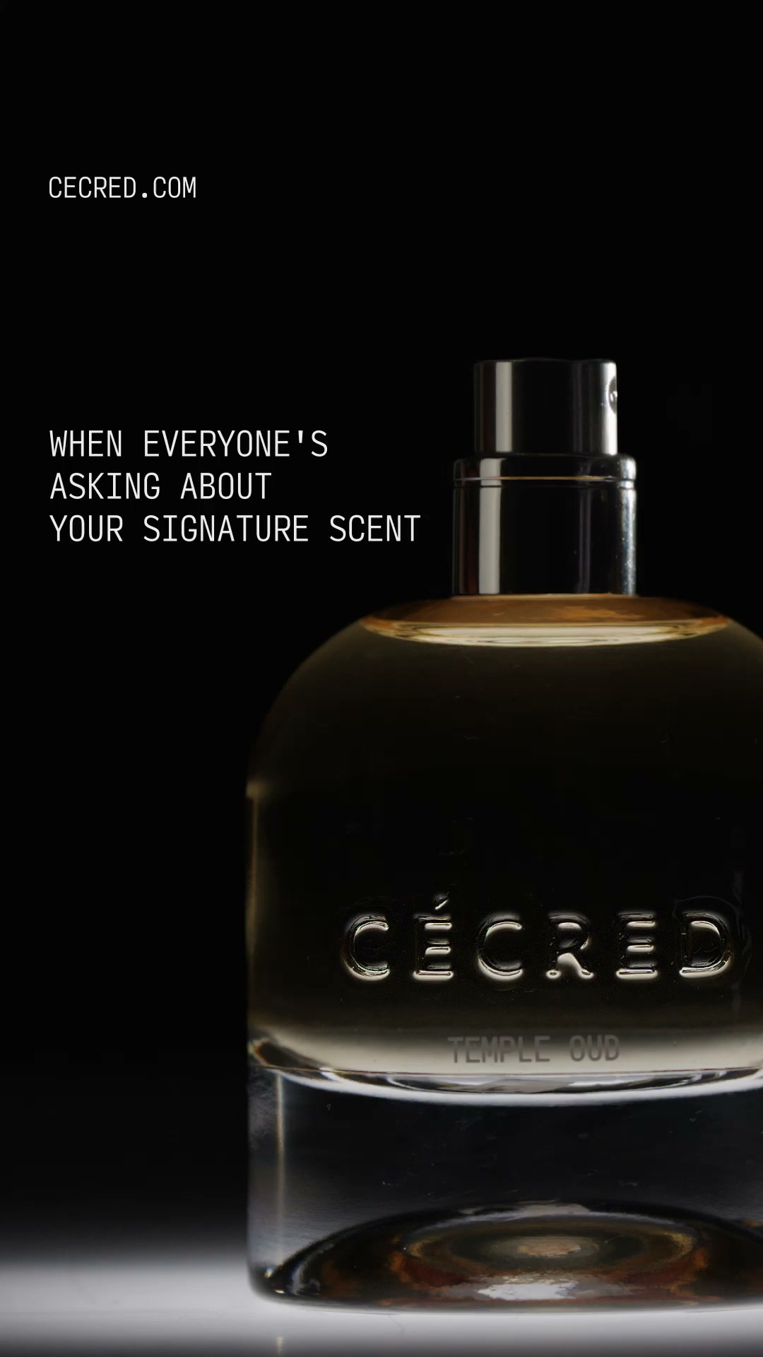 Cecred Facebook ad: Rich. Woody. Floral.