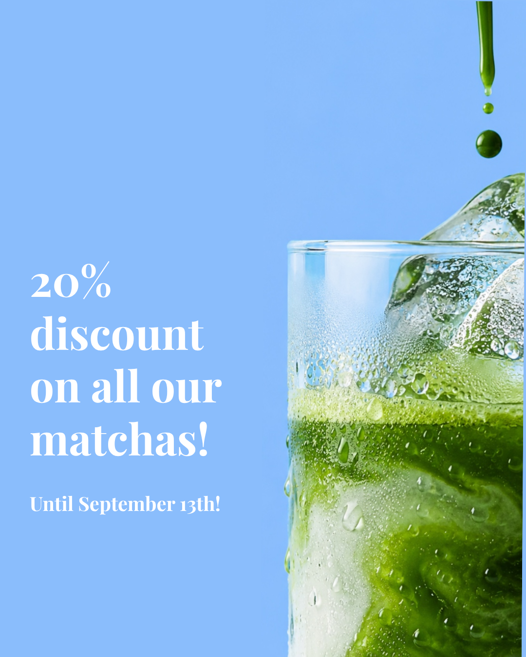 Arigato Matcha Facebook ad: Make your mornings more beautiful.