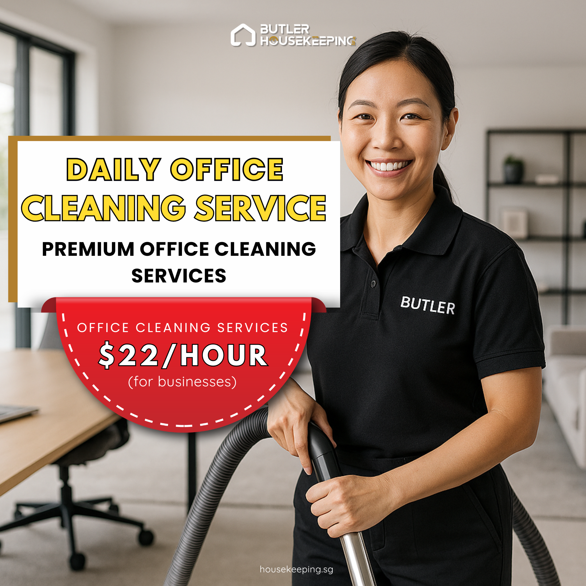 Butler Housekeeping Facebook ad