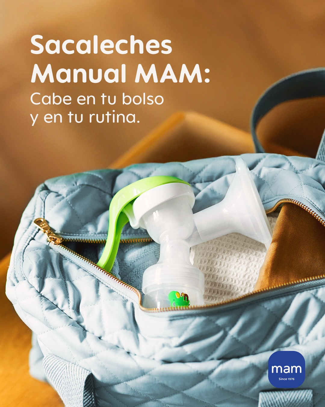 MAM Baby PY Facebook ad: ¿Ya imaginaste extraer leche donde quieras y sin…