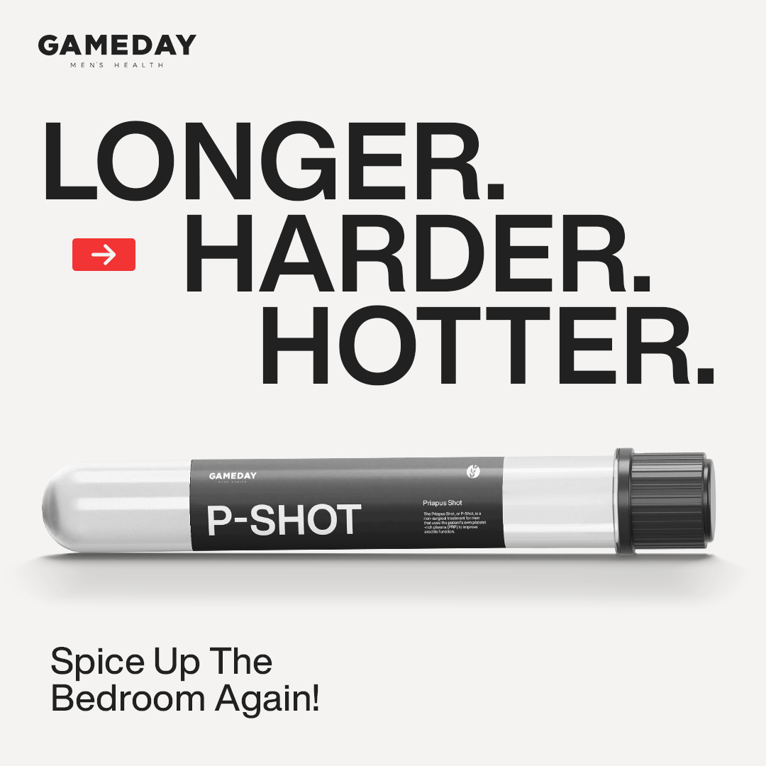 Gameday Men's Health Facebook ad: Get Back In The Game!