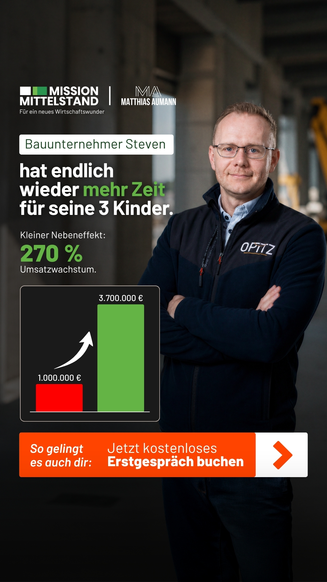 Matthias Aumann Facebook ad from Jul 24, 2026