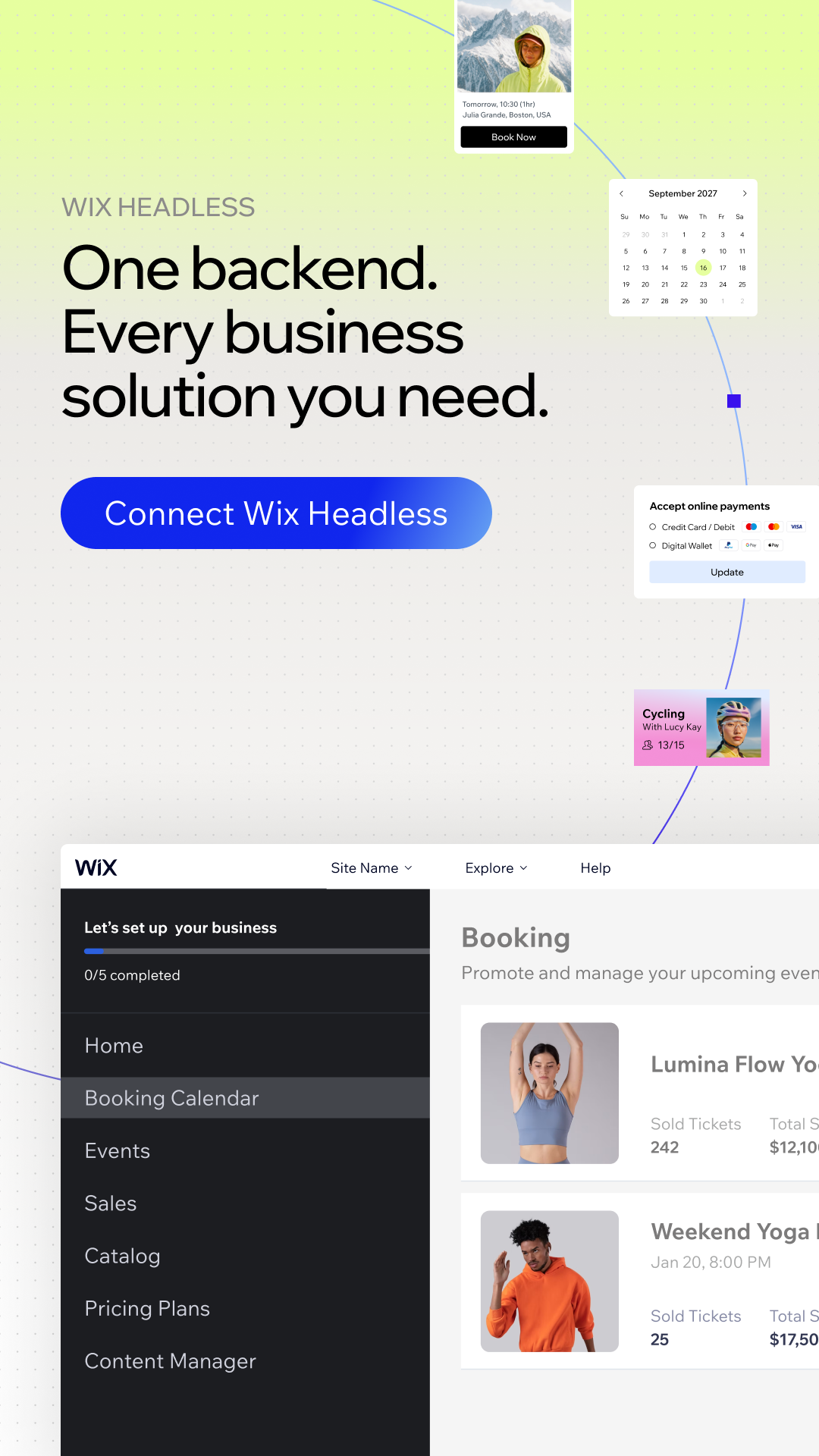 Wix Facebook ad