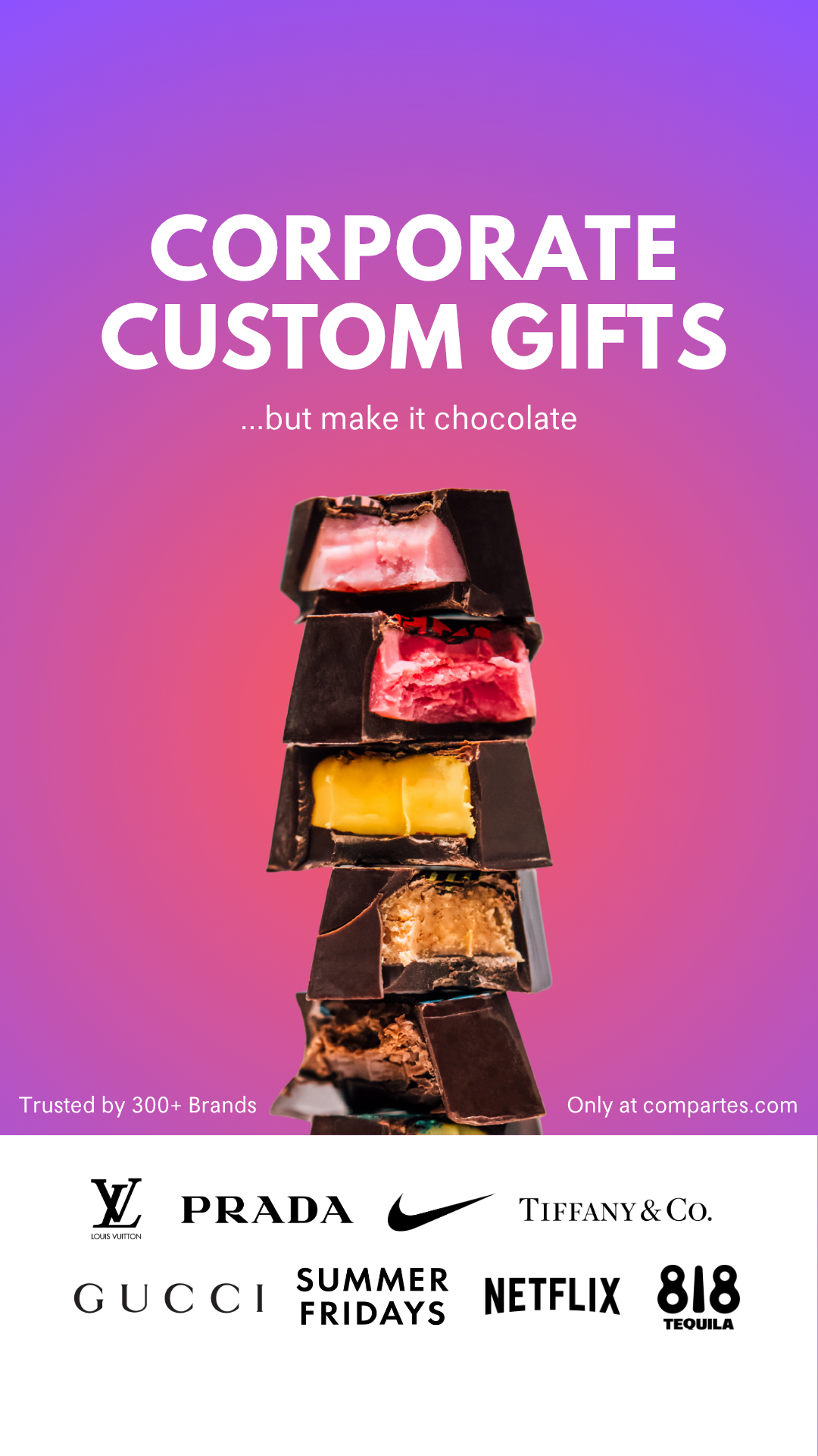 Compartes Chocolate Facebook ad