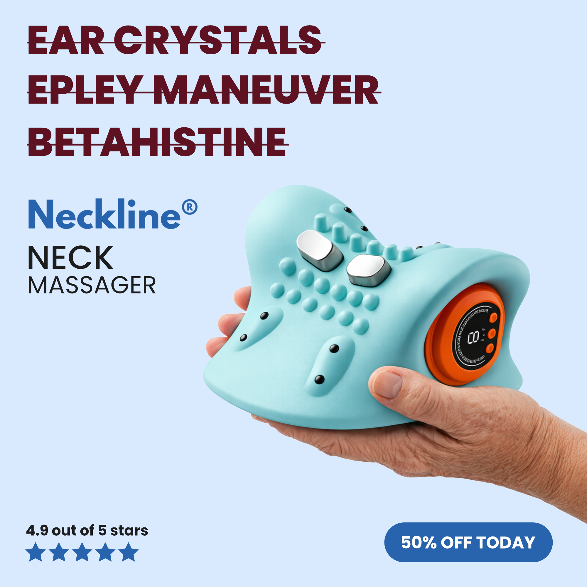 Neck Relief Insider Facebook ad: Finally get relief