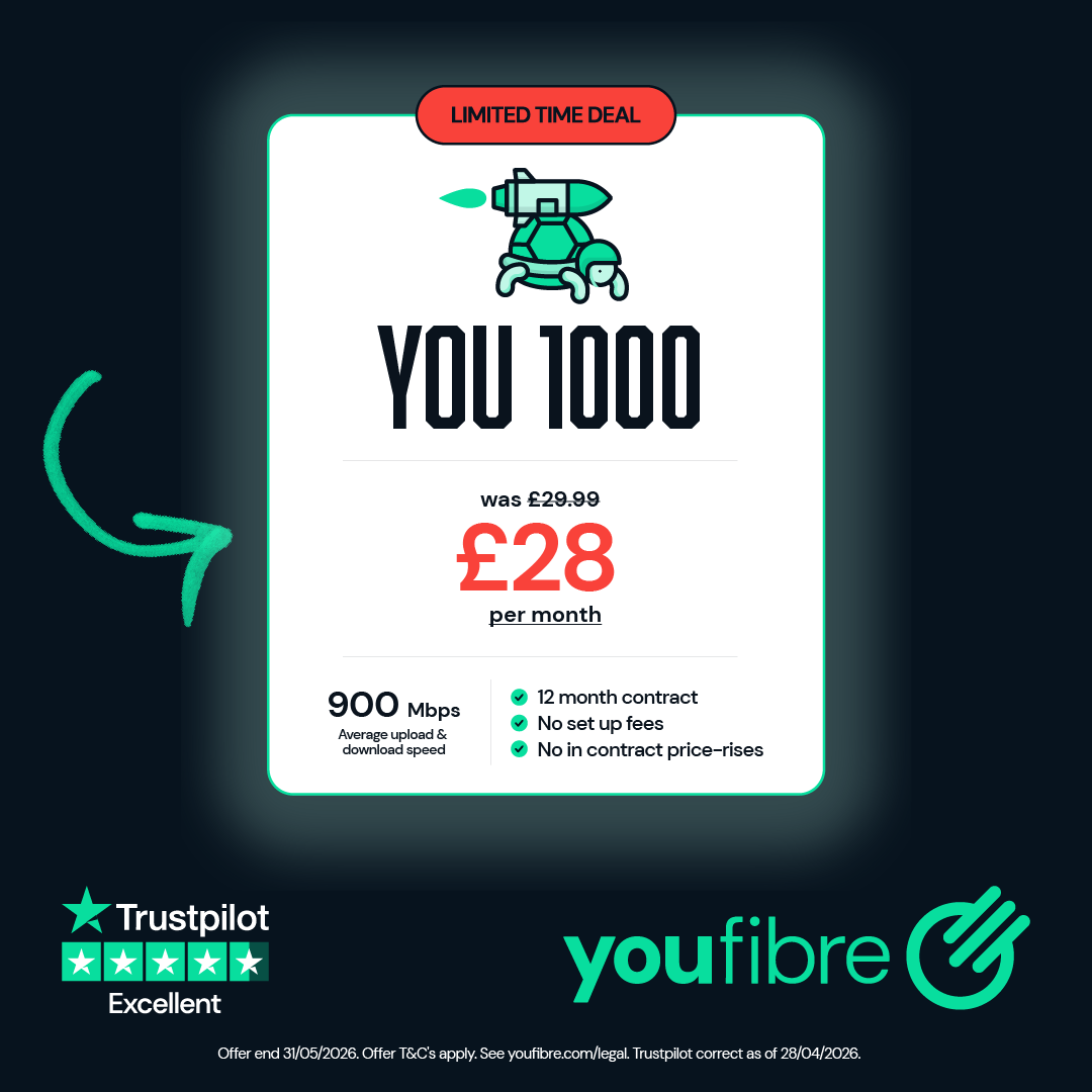 YouFibre Facebook ad