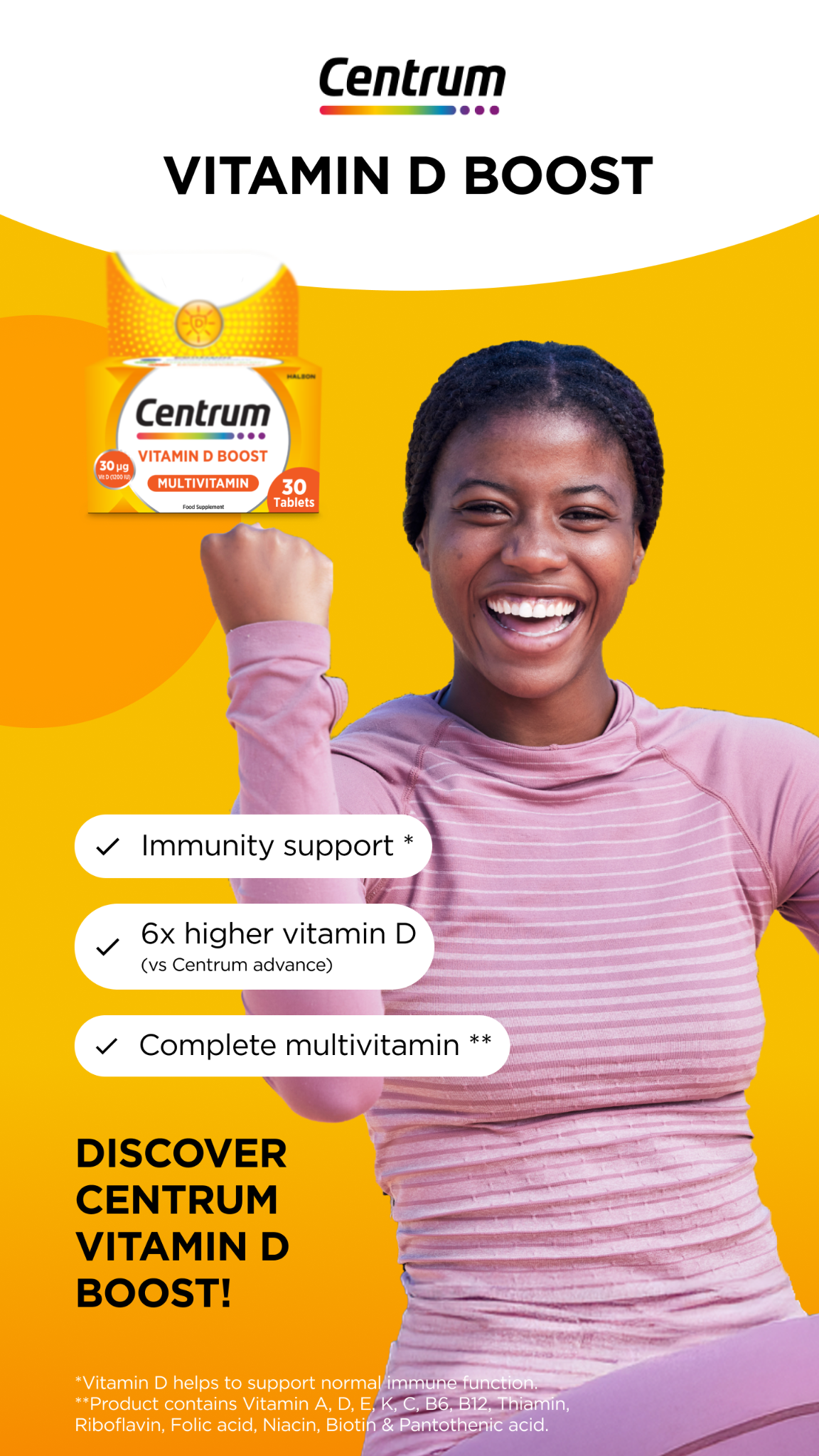 Centrum Facebook ad from Jan 8, 2026