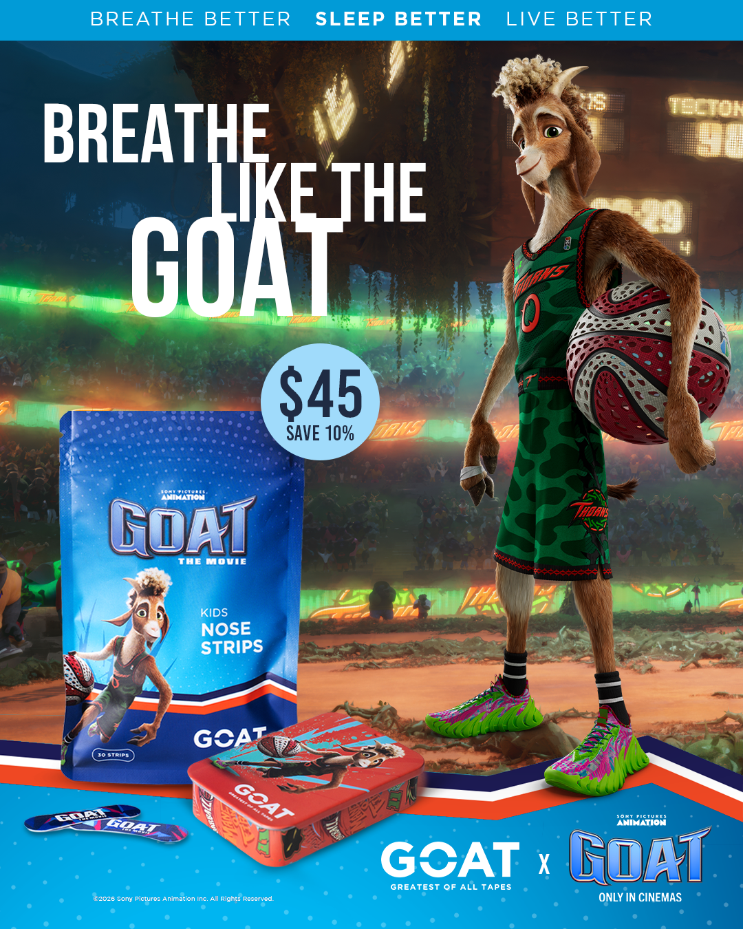 The GOAT  Facebook ad