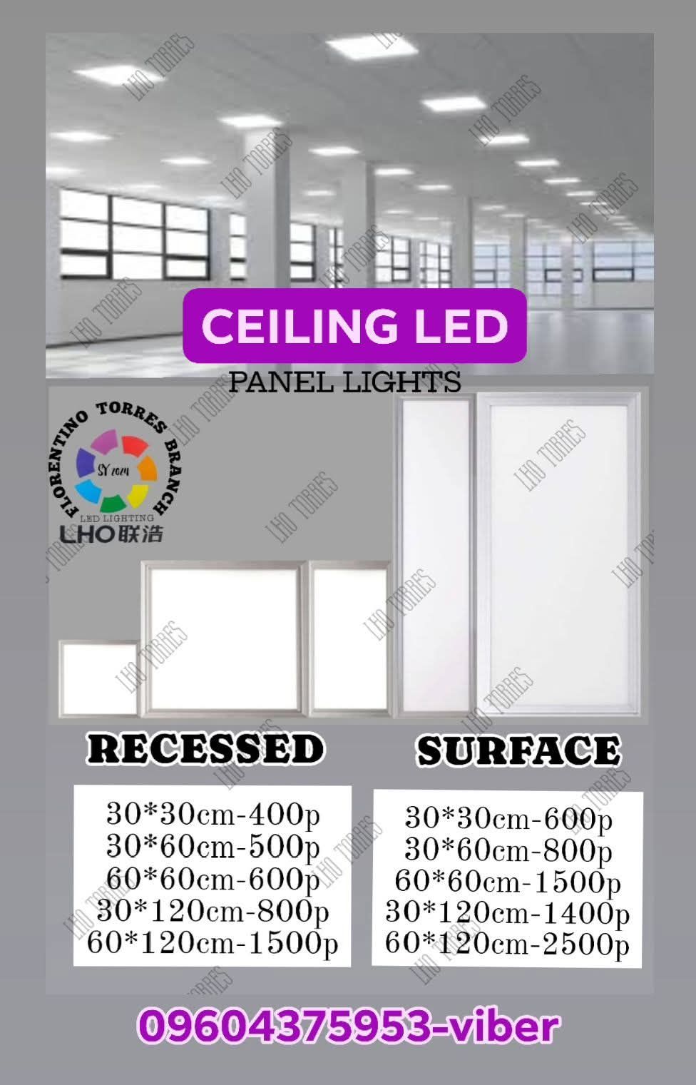 Lho Torres Led Lights Facebook ad: Available in Recessed and Surface Type