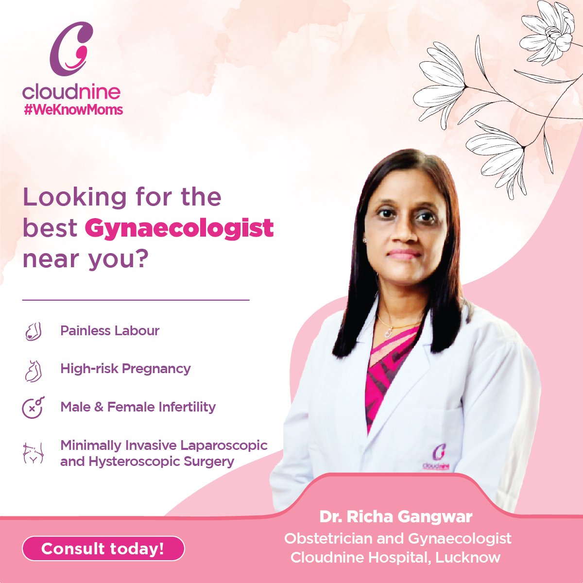 Cloudnine Hospital - Gomti Nagar, Lucknow Facebook ad