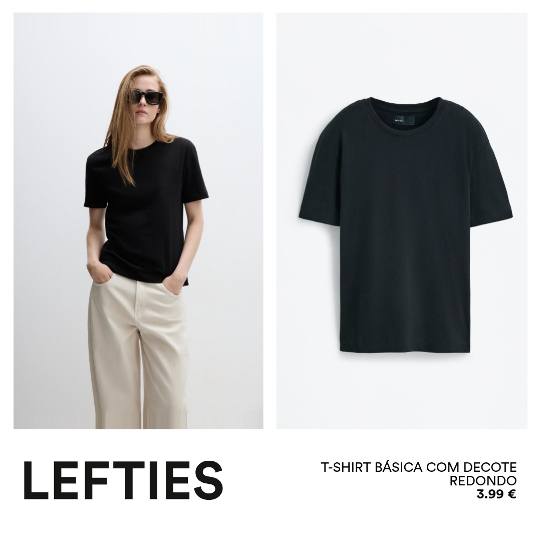 Lefties Facebook ad: Peças essenciais, looks infinitos.