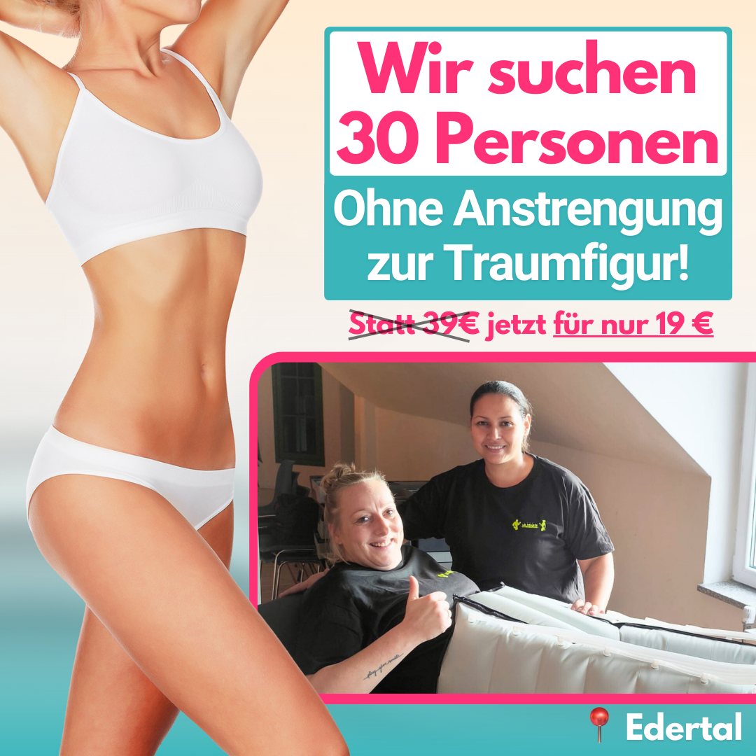 Fitnesspark Le Palais Facebook ad: Abnehmen im Liegen?