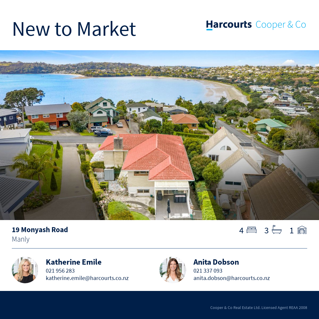 Harcourts Cooper & Co Real Estate Facebook ad