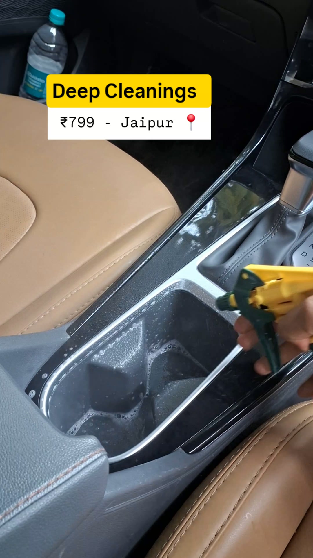 Swassh-Car Cleaning Services Facebook ad: Deep cleaning of your seats, roof, steering wheel…