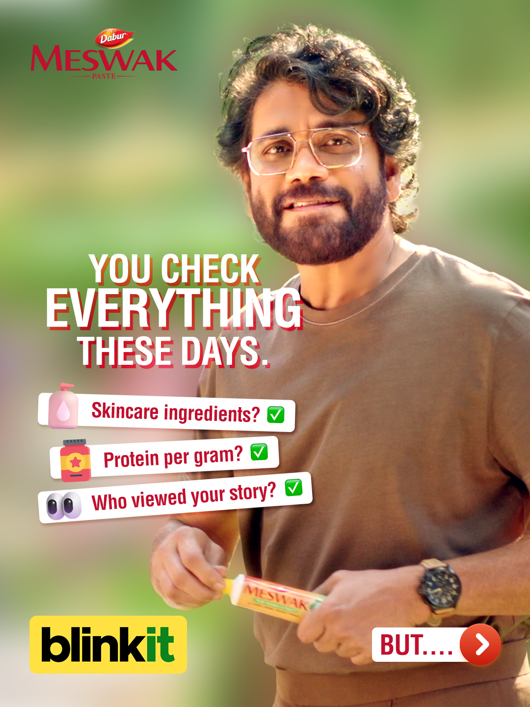 Dabur Meswak Facebook ad: Let your toothpaste do more than just foam.