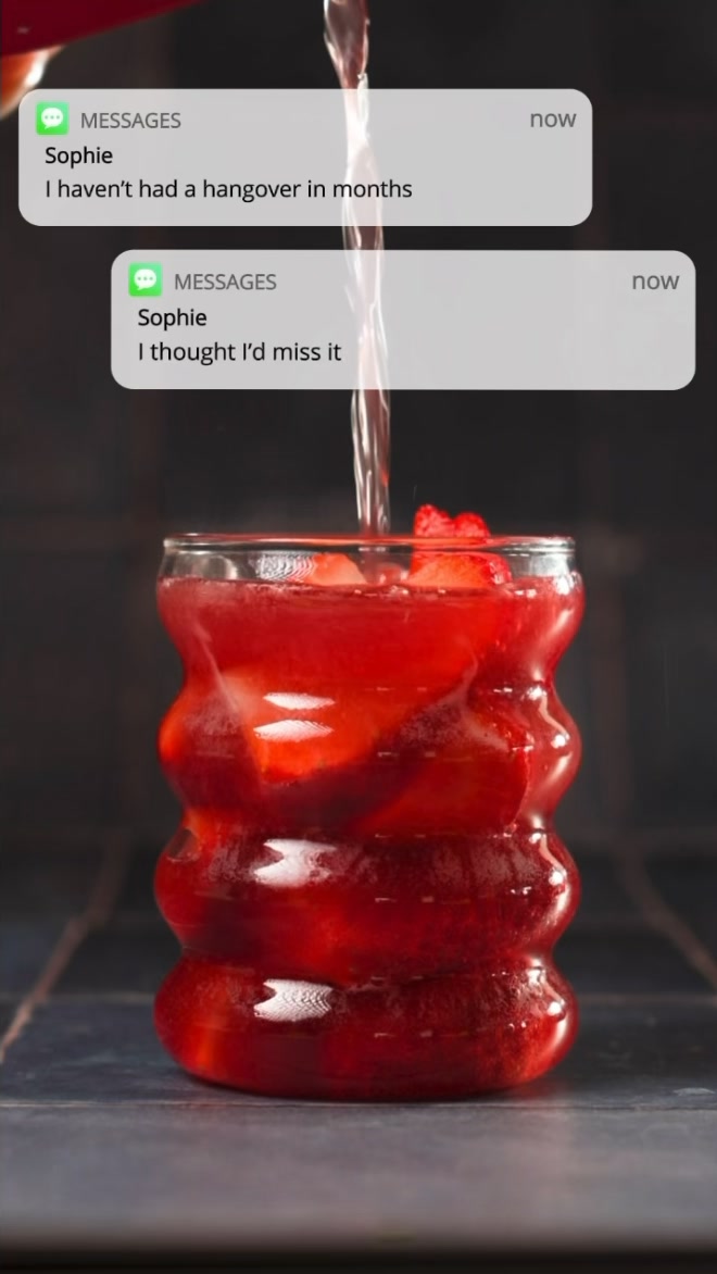 Moment Facebook ad: Zero Sugar Zero Alcohol Zero Regrets