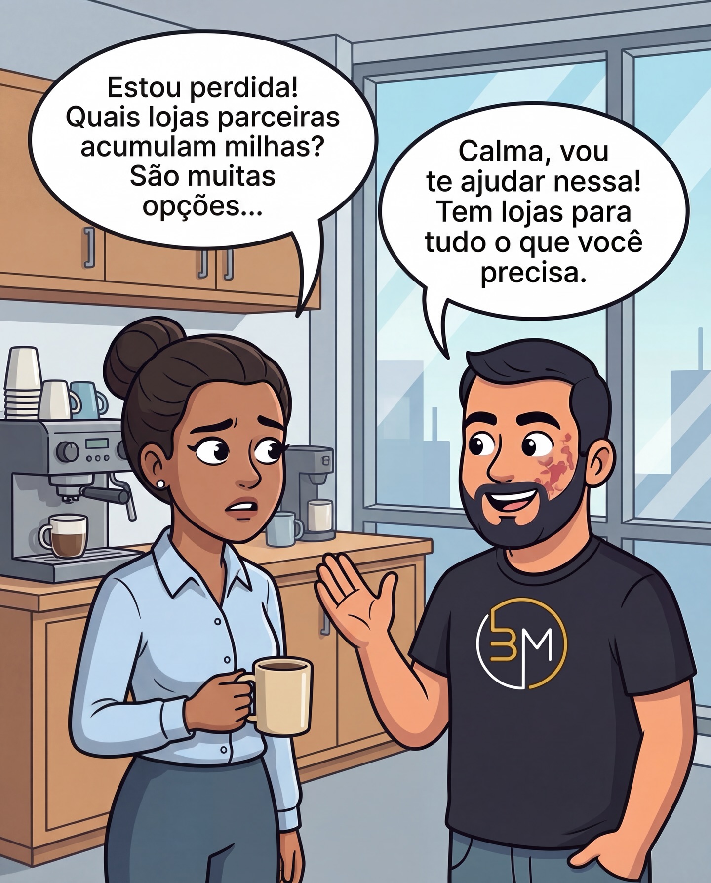 Balcão de Milhas Facebook ad