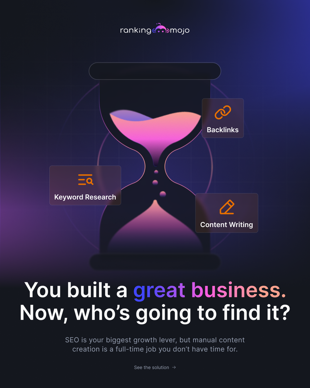 RankingMojo Facebook ad