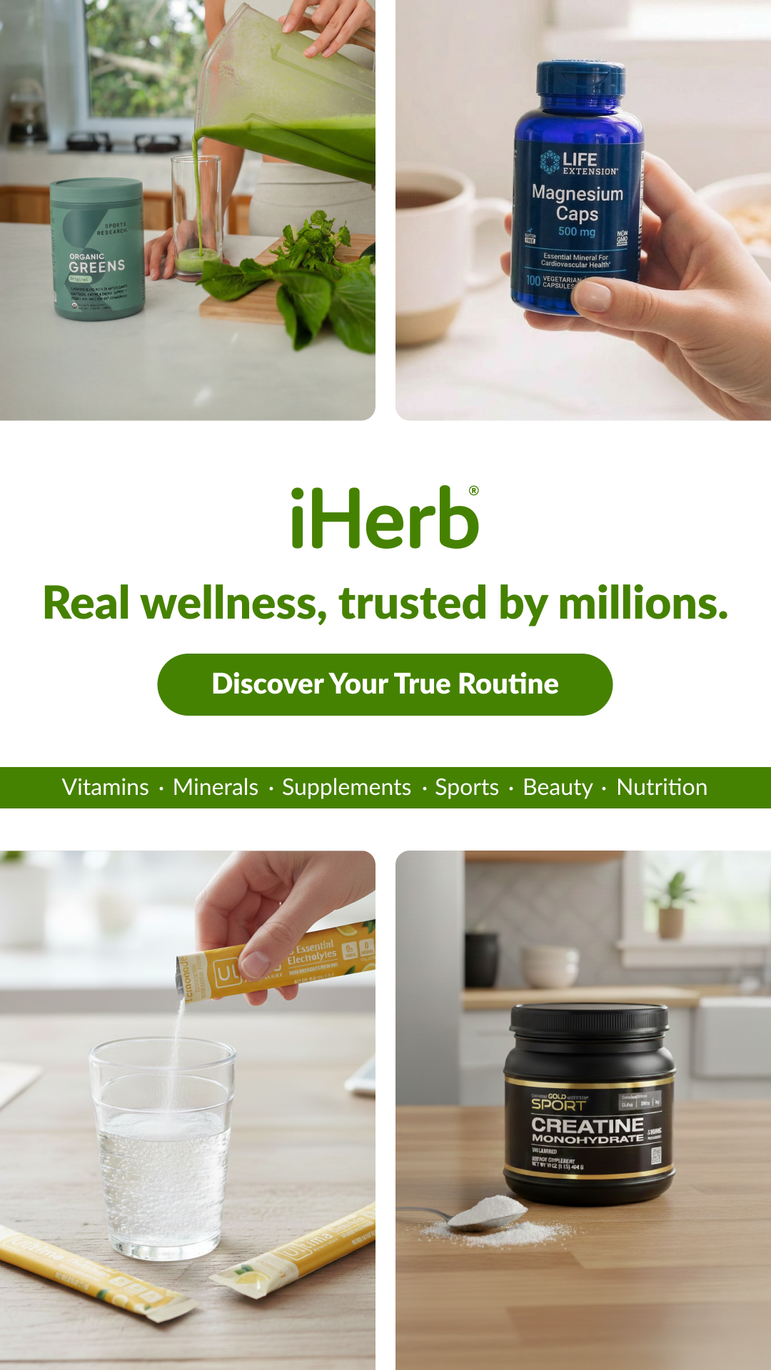 iHerb Facebook ad