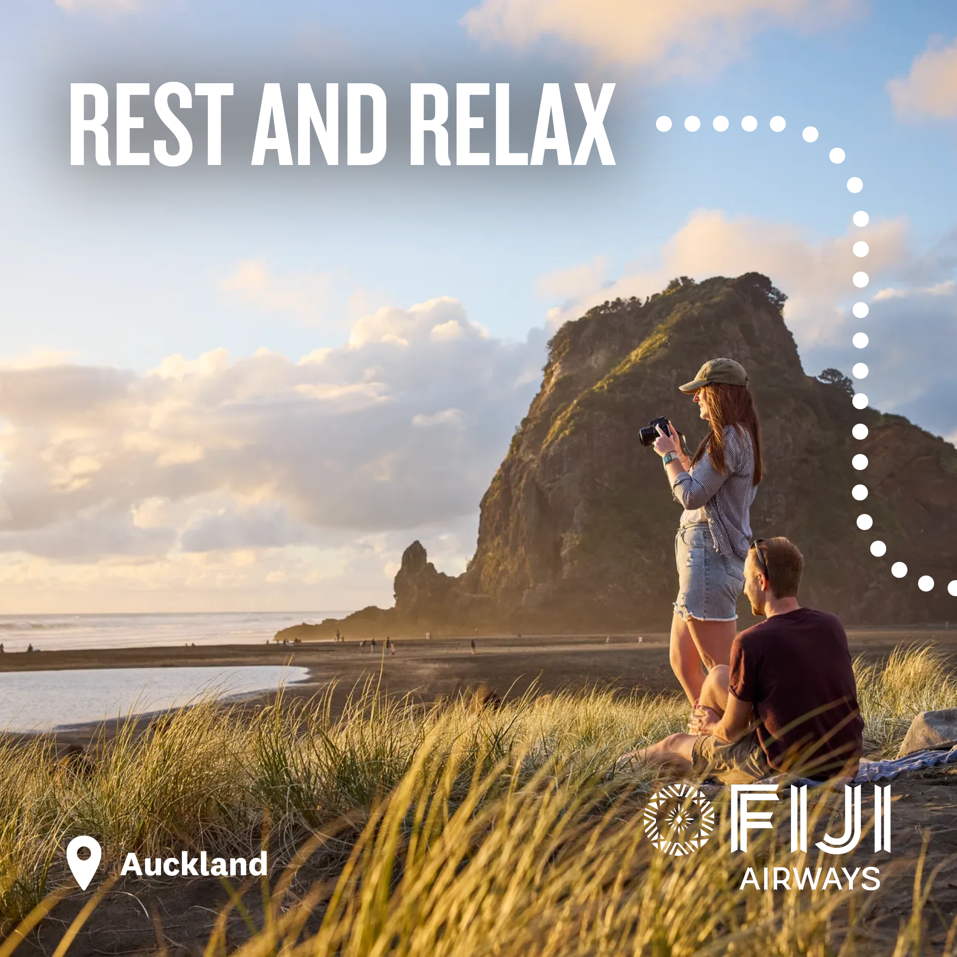 Fiji Airways Facebook ad