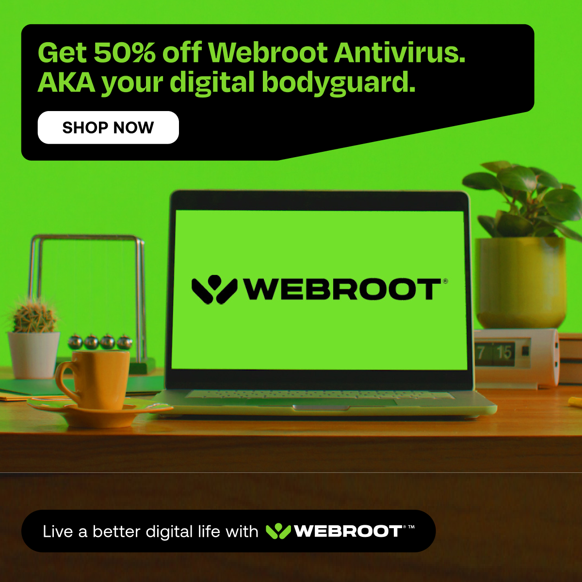 Webroot Facebook ad