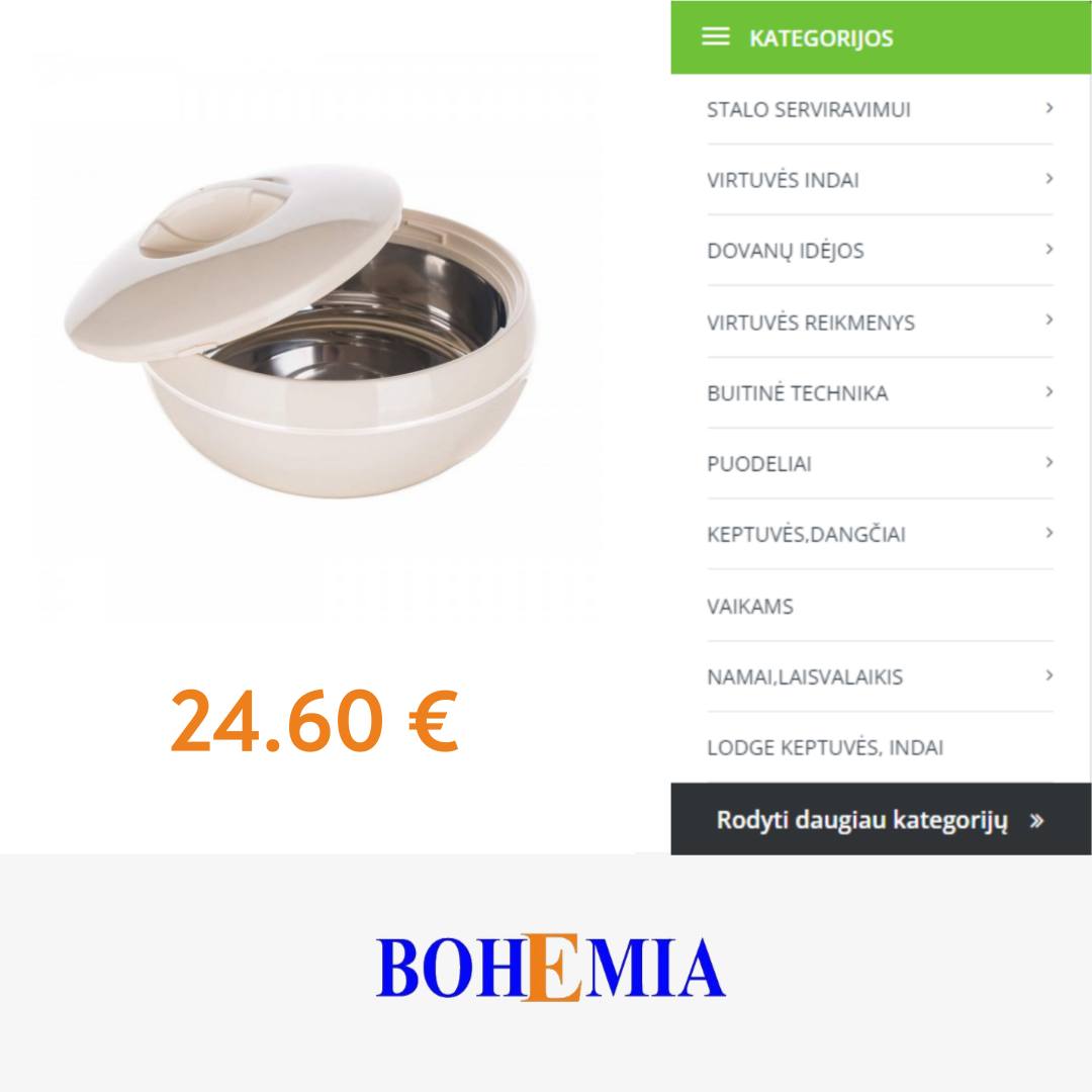 Bohemia.lt Facebook ad: Ieškote detalių, kurios paverstų namus dar jaukesniais?