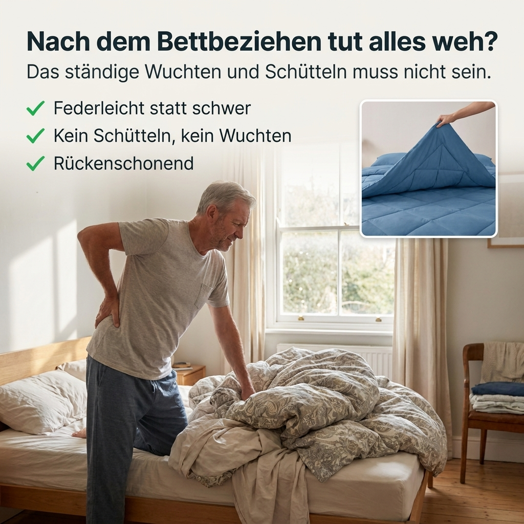 MagicSplashy Facebook ad: Nie wieder Bettwäsche wechseln