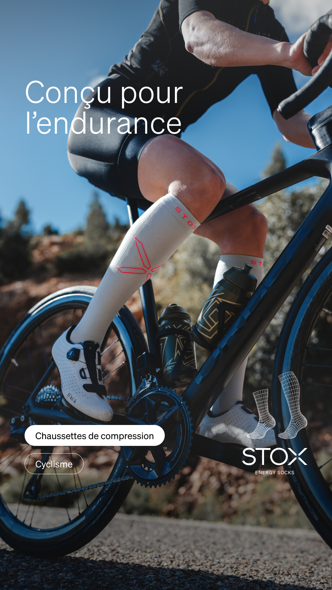 STOX Energy Socks Facebook ad