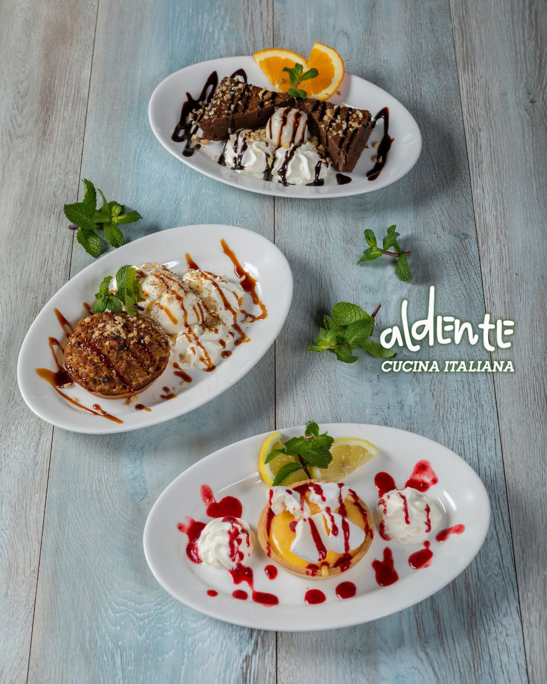 Aldente Larnaca Facebook ad: We all live for something sweet.