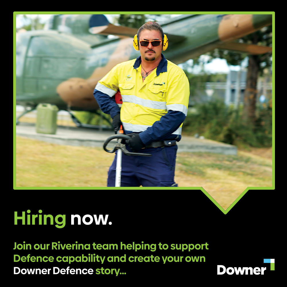 Downer Group Facebook ad: DOWNER DEFENCE - Property & Asset Services