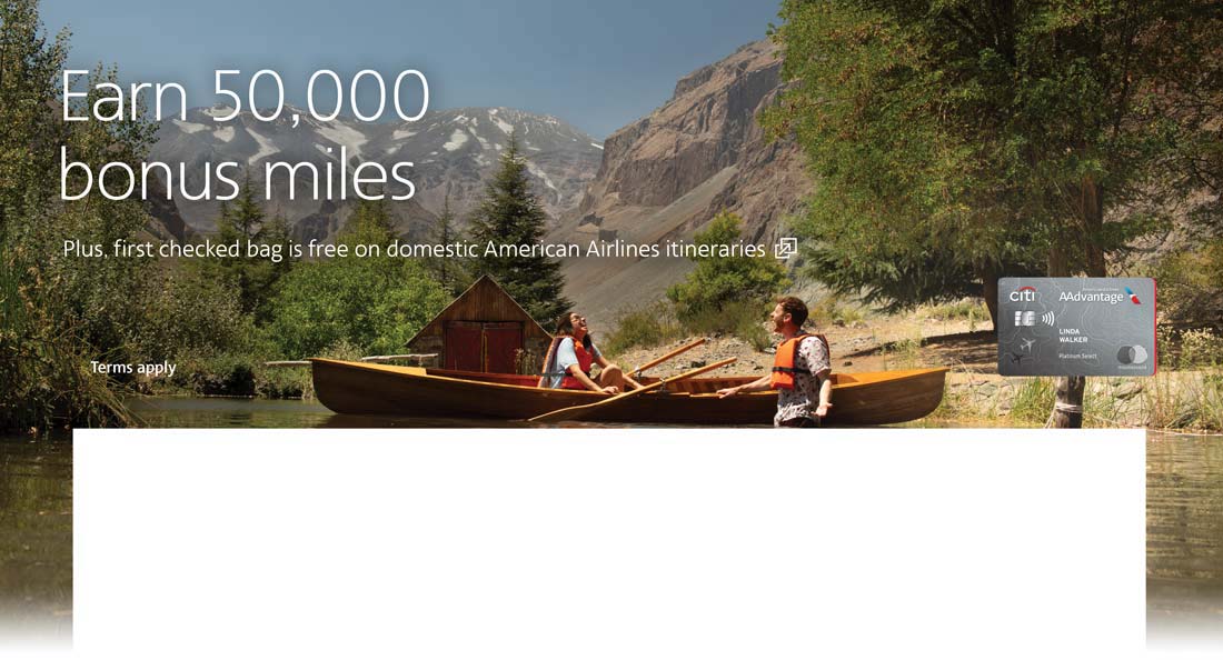 American Airlines Facebook ad