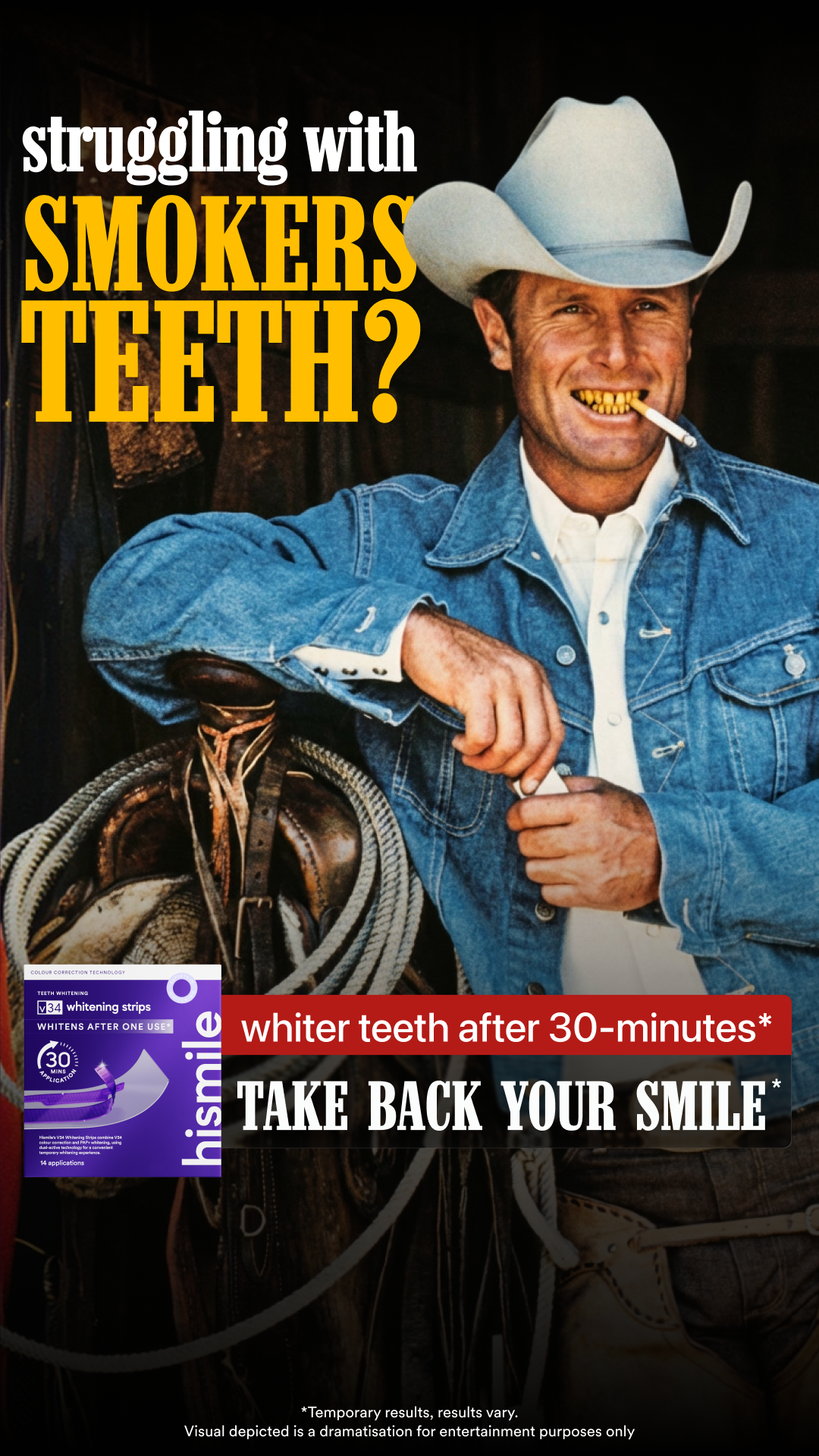 Hismile Facebook ad