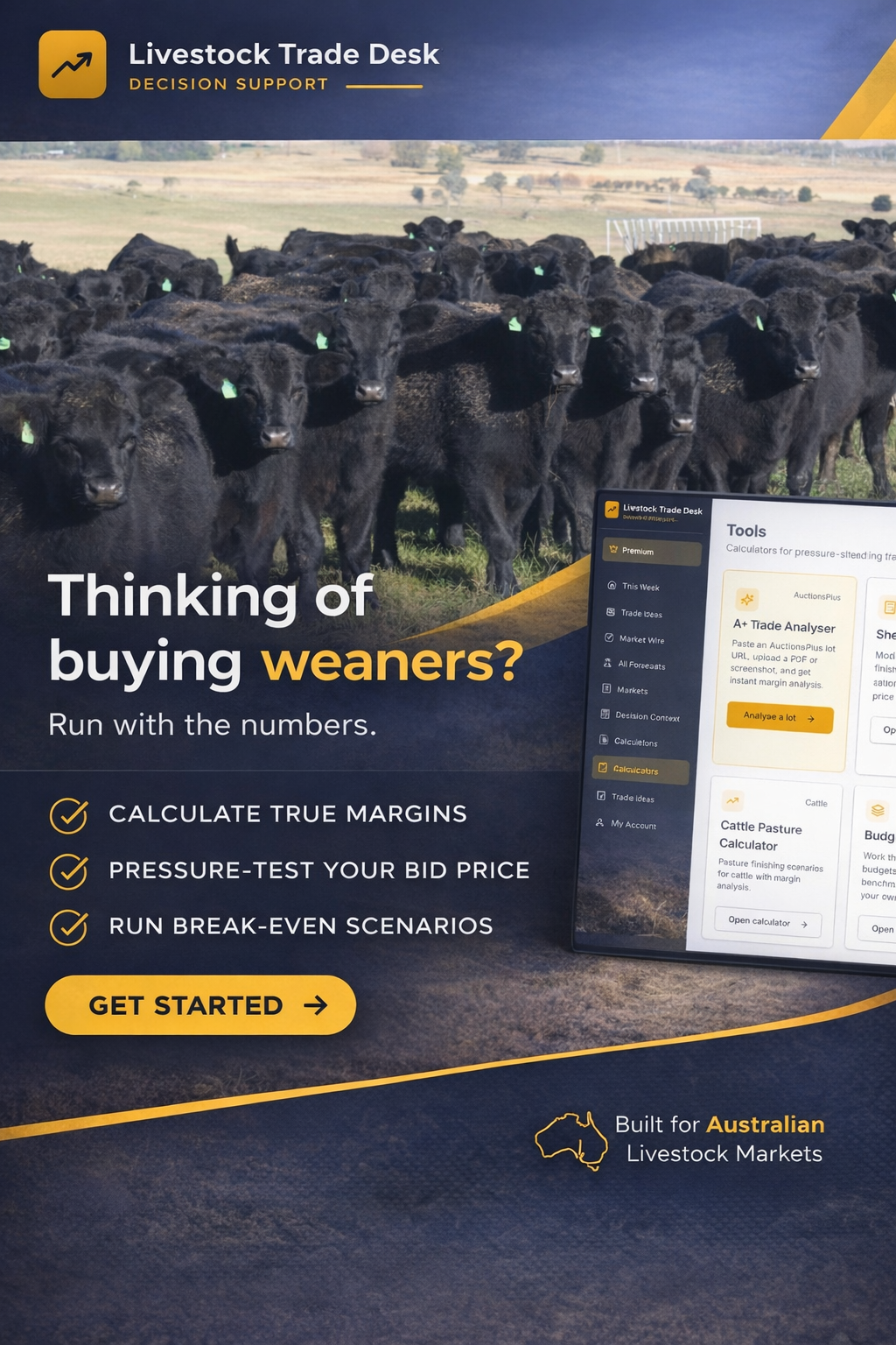 Livestock Trade Desk Facebook ad: Livestock Trade Desk.