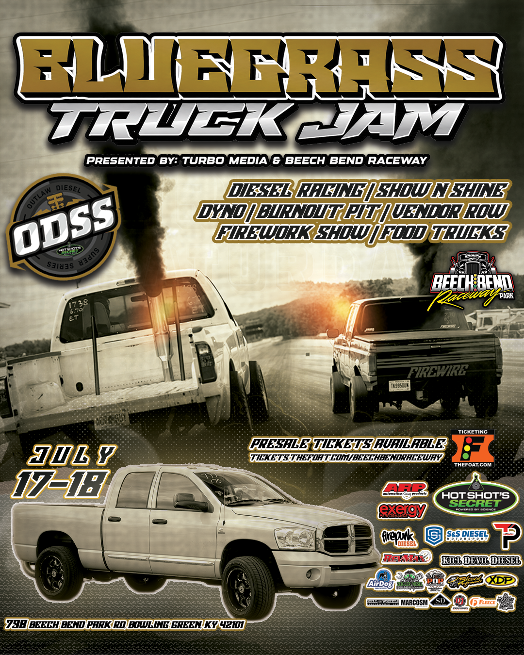 Outlaw Diesel Super Series Facebook ad from Jun 16, 2026
