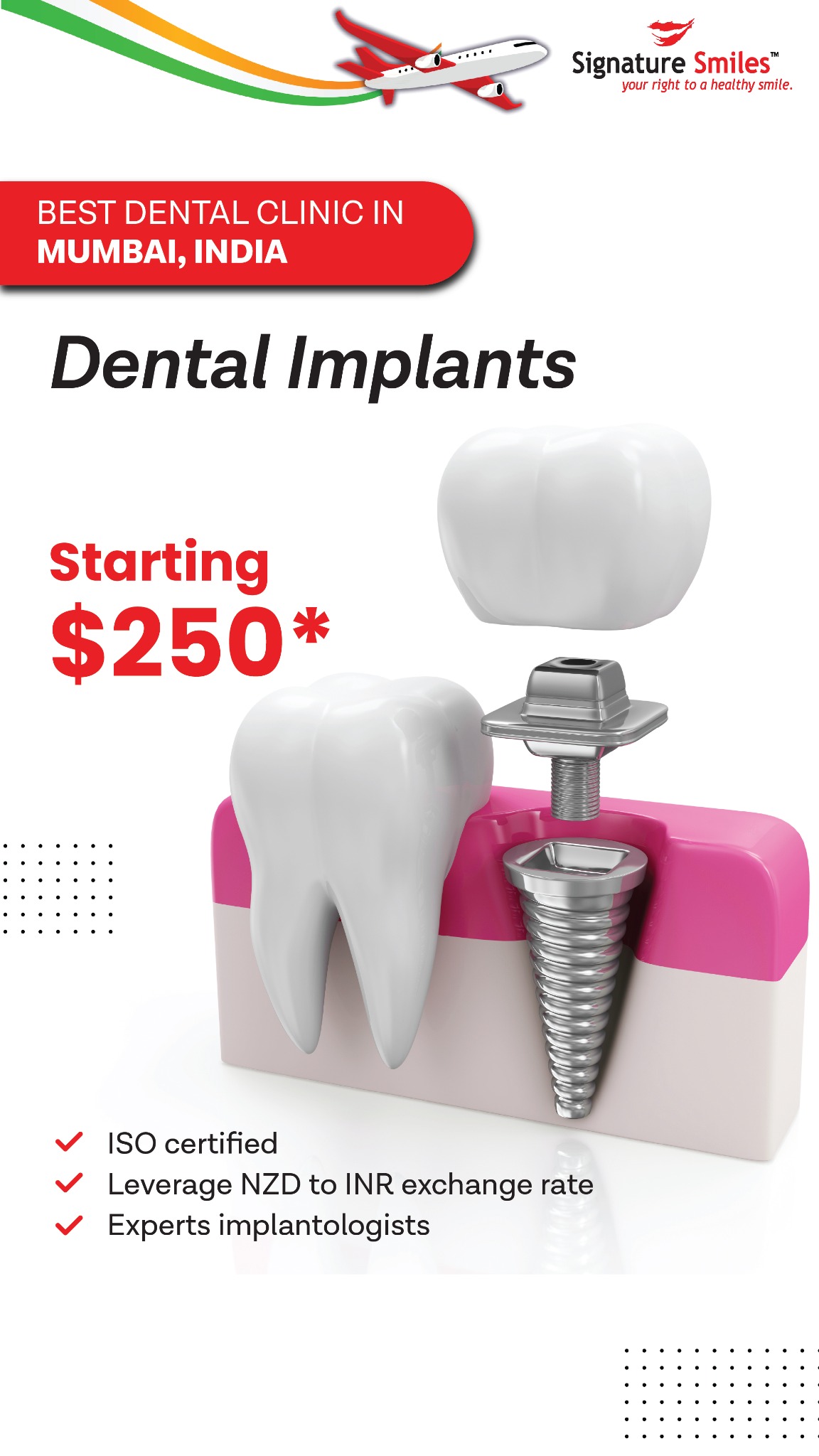 Signature Smiles Dental Clinic Pvt. Ltd. Facebook ad from May 24, 2025