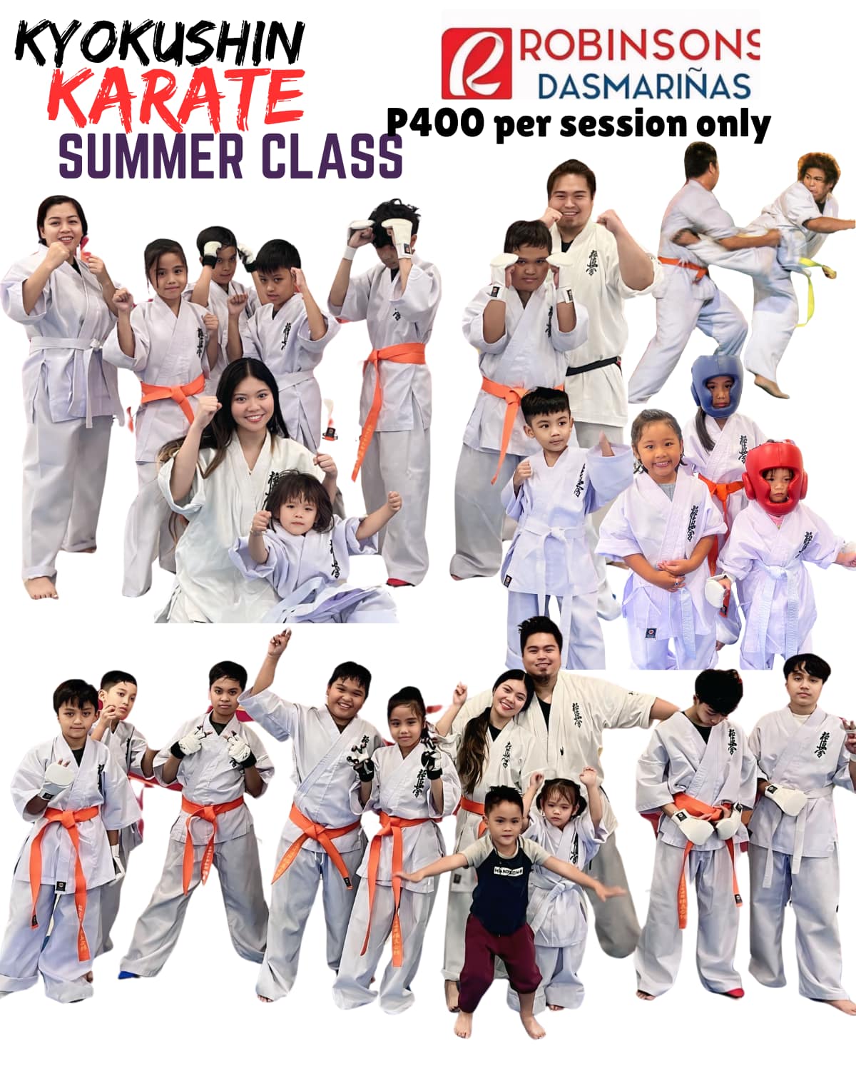 Kyokushin Karate Nakamura Philippines - Dasma Facebook ad: Join our Karate Summer Class Robinson Palapala &…