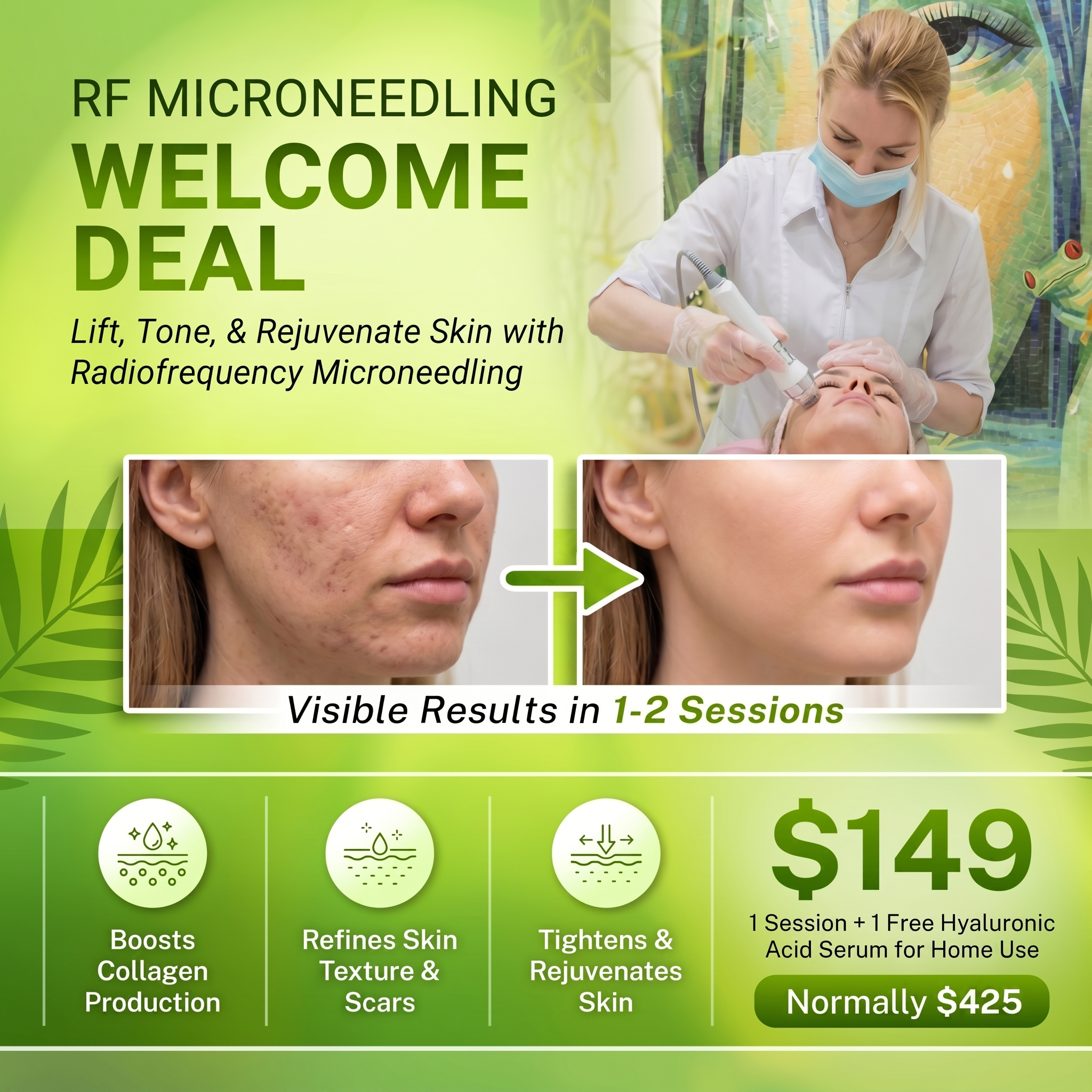 Green Leaf Medi Spa Facebook ad