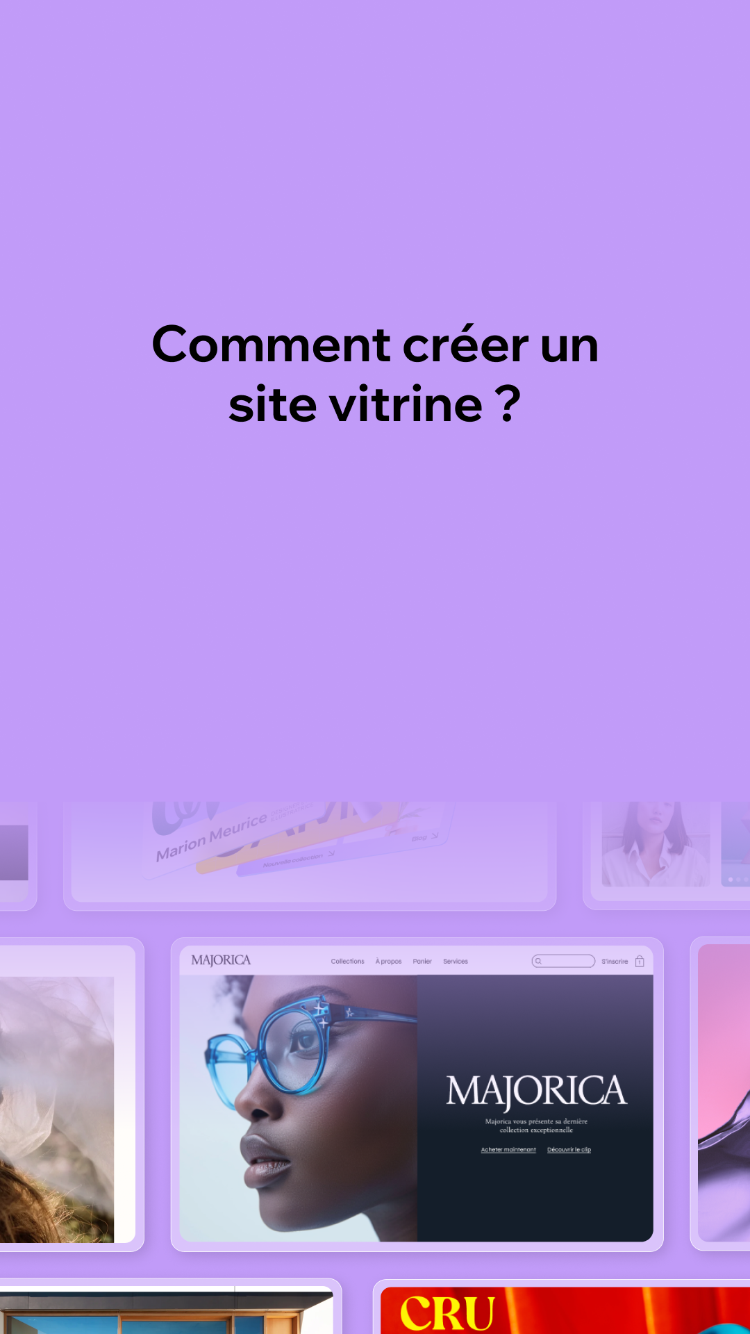 Wix Facebook ad